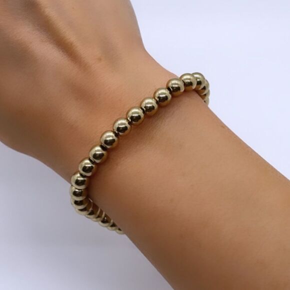 NWT Wool + Pepper Co. Gold Tassel Bracelet - Picture 4 of 6